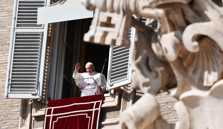 Paus bij angelus 25 oktober 2020