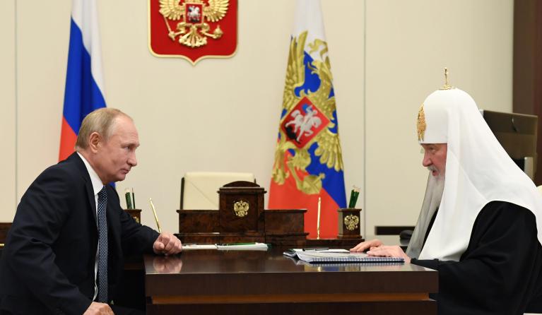 president poetin en patriarch kirill