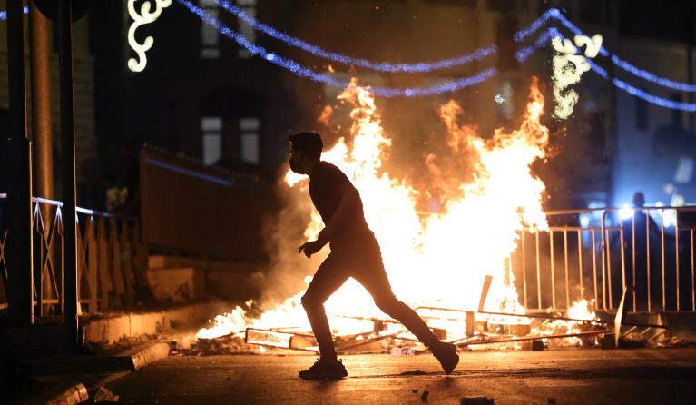 oproer bij Damascuspoort