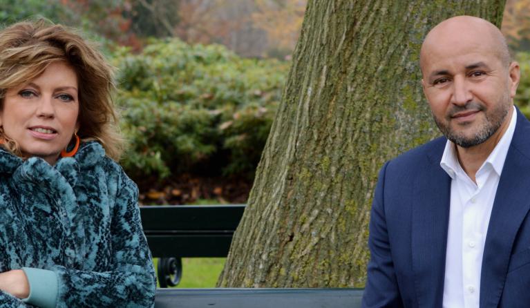 Ahmed Marcouc en Annemiek Schrijver