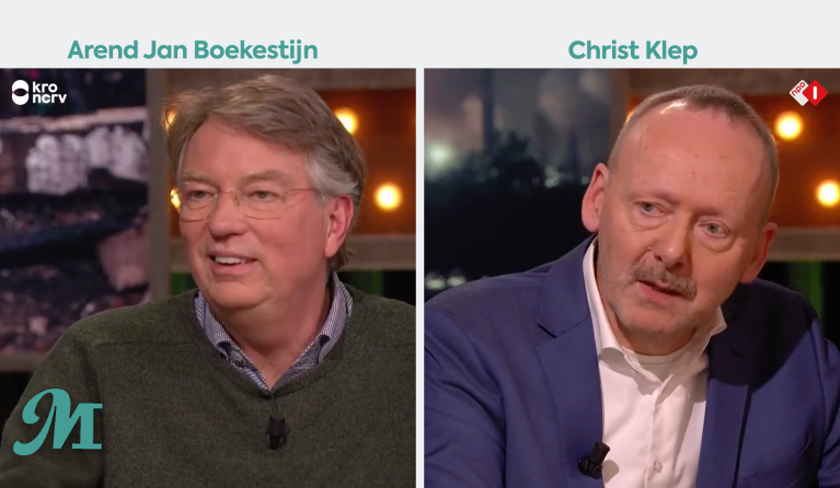 Arend Jan Boekestijn en Christ Klep