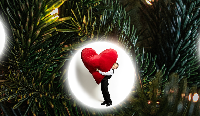 Banner een huis vol kerst