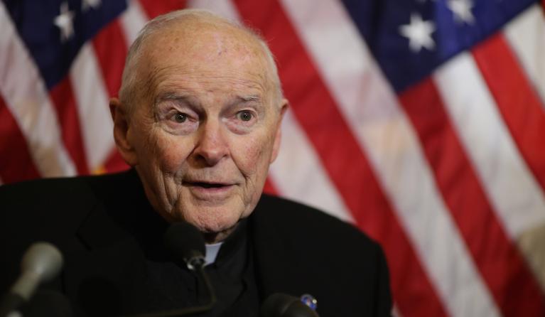 Kardinaal McCarrick in december 2015