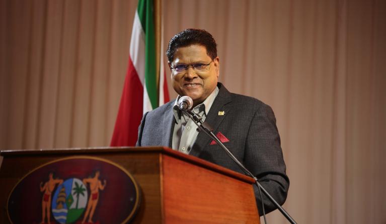President van Suriname Chan Santokhi