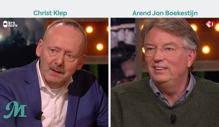 Christ Klep en Arend Jan Boekestijn