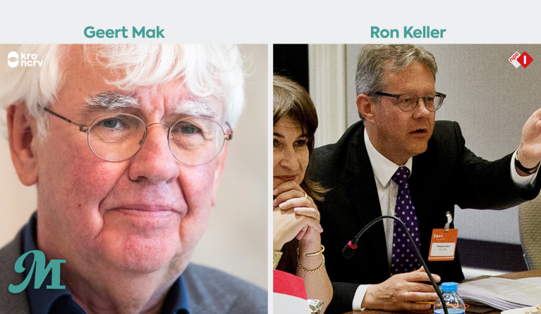 Geert Mak en Ron Keller