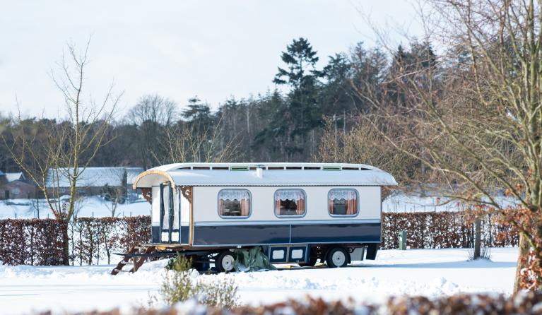 Woonwagen. Foto: Marjon Lukje