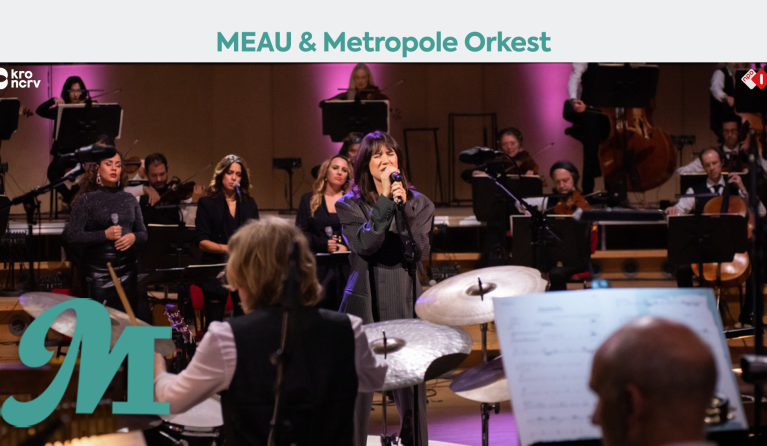 Het Metropole Orkest wil Nederland een hart onder de riem steken en treedt op met zangeres MEAU