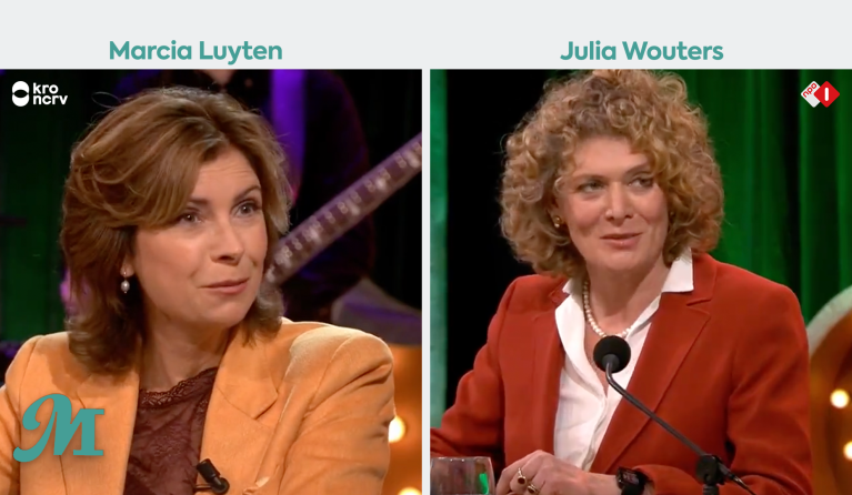 Marcia Luyten en Julia Wouters