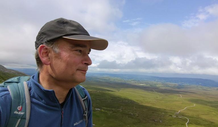 Roderick als pelgrim in Ierland