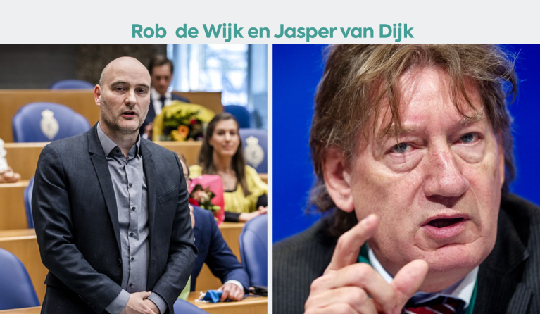 Rob de Wijk en Jasper van Dijk © ANP