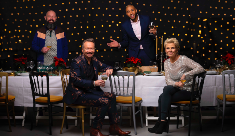 Foto van Joris, Ramon, Edson en Anita