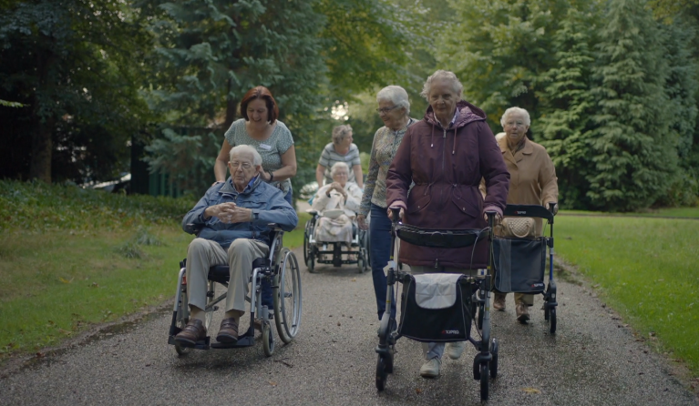 Gasten van het vakantiepark