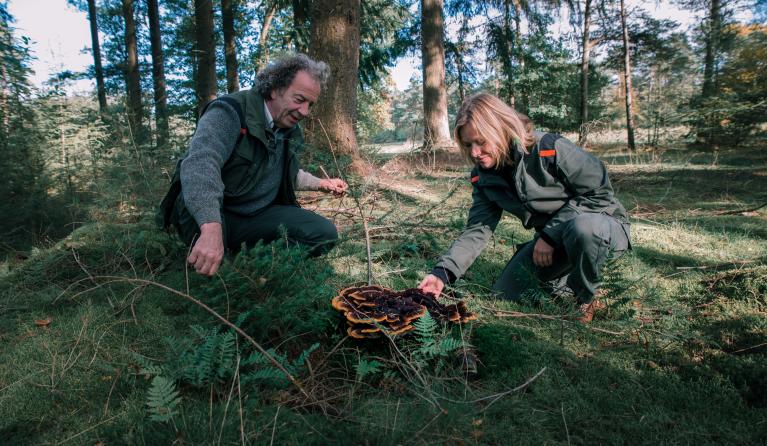Boswachter Evert en Marieke. Foto: Sheena Schouwink
