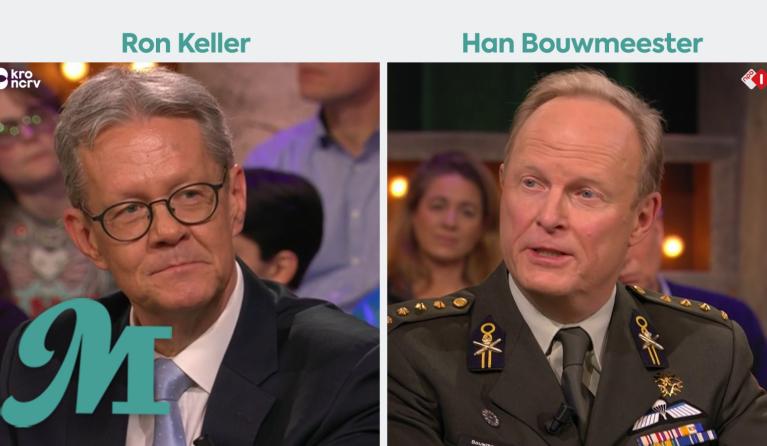 Ron Keller en Han Bouwmeester