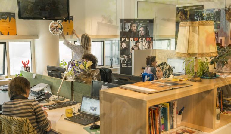 Foto sfeer bij KRO-NCRV