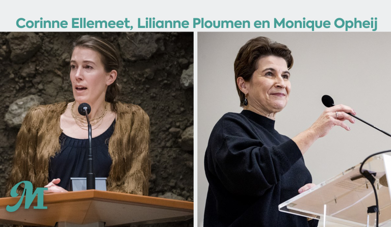 Corinne Ellemeet, Lilianne Ploumen en Monique Opheij over een bijzondere mijlpaal