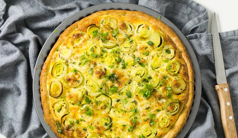 prei recepten quiche kerstmenu