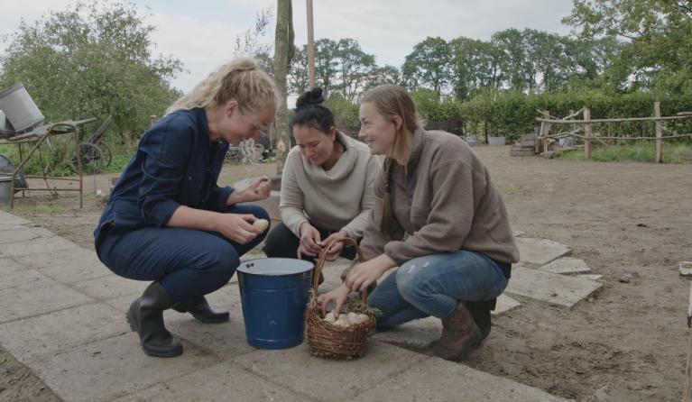 Romy, Nathalie en Sabine