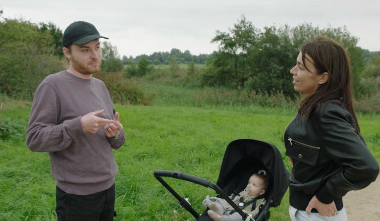 Liesbeth Staats met Rapper Donnie