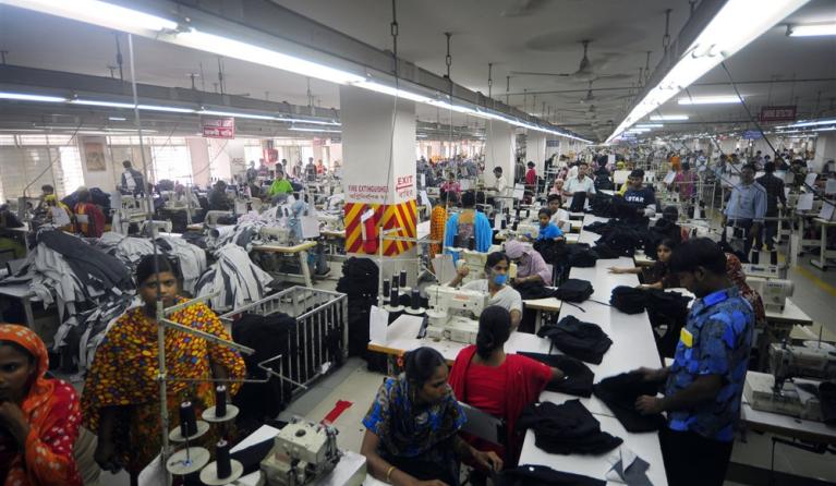 Textielfabriek in Bangladesh