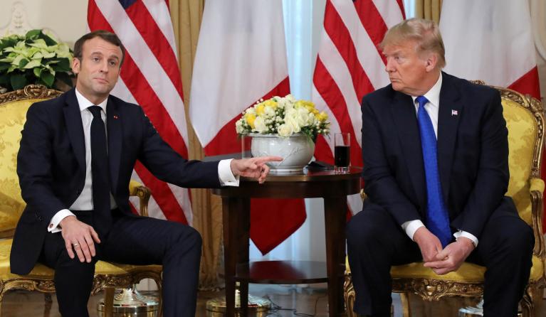 Trump Macron