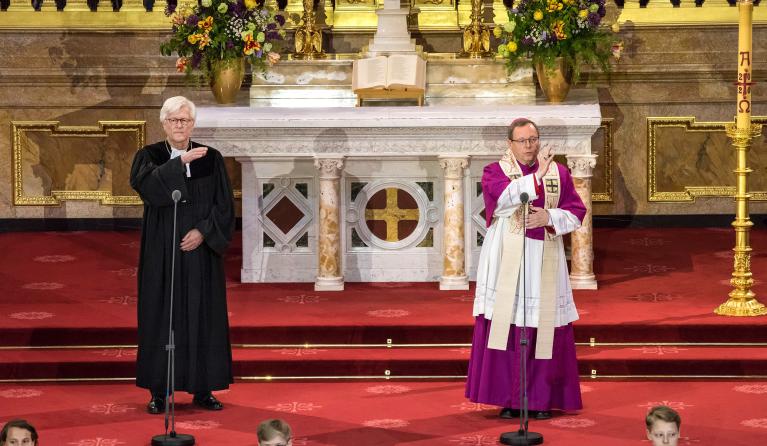 protestant en katholiek - Heinrich Bedford-Strohm en Georg Bätzing