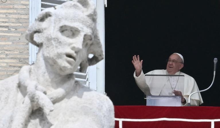 Angelus met de paus op 22 september 2024.