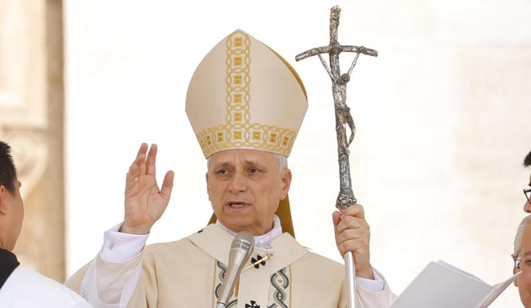 Pope Leo XIV leads the Regina Caeli prayer after a Holy Mass for the beginning of his pontificate, in St. Peter's Square, Vatican City, 18 May 2025. EPA/FABIO FRUSTACI