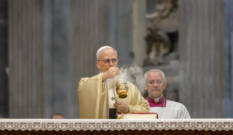 Paus Leo nodigde alle priesters uit om hun leven naar Jezus te modelleren door zich 
