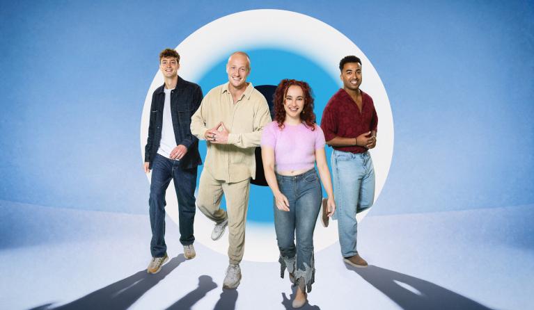 Zoekt met Niels, Bob, Firoza en Benji