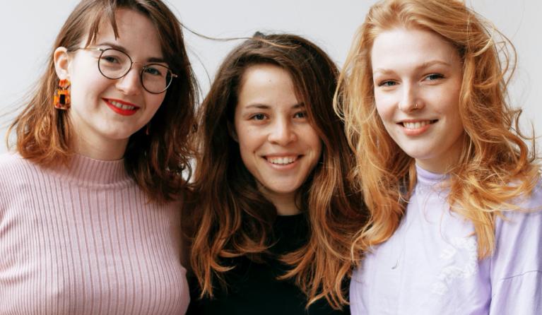 Caro Suringar, Sacha Verheij en Emma Schröder