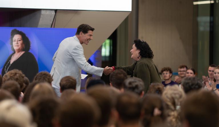 Twan Huys en Caroline van der Plas 