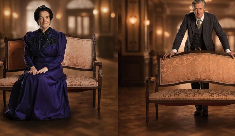 daan schuurmans en malou gorter in grand hotel aan zee