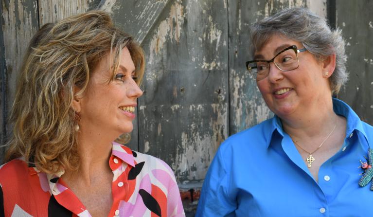 Annemiek Schrijver en Janneke Nijboer