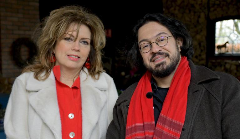 Sahand Sahebdivani en Annemiek Schrijver