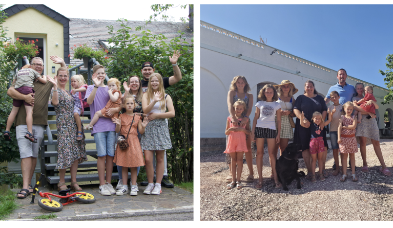 Een huis vol emigreert familie Jelies en Kraan