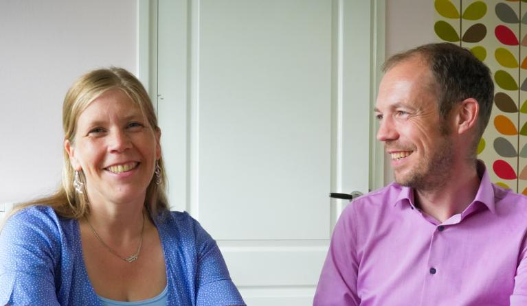 Gerdien en Maarten Blom uit Een huis vol Gerdien en Maarten Blom uit Een huis vol