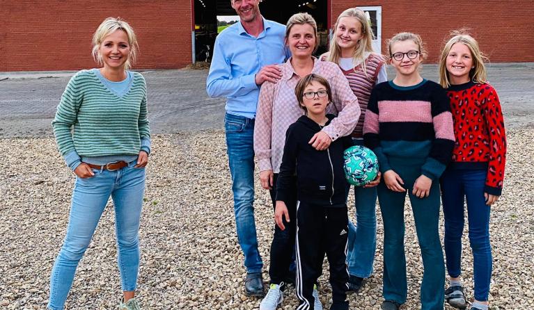 Het gezin IJdema en Yvon Jaspers