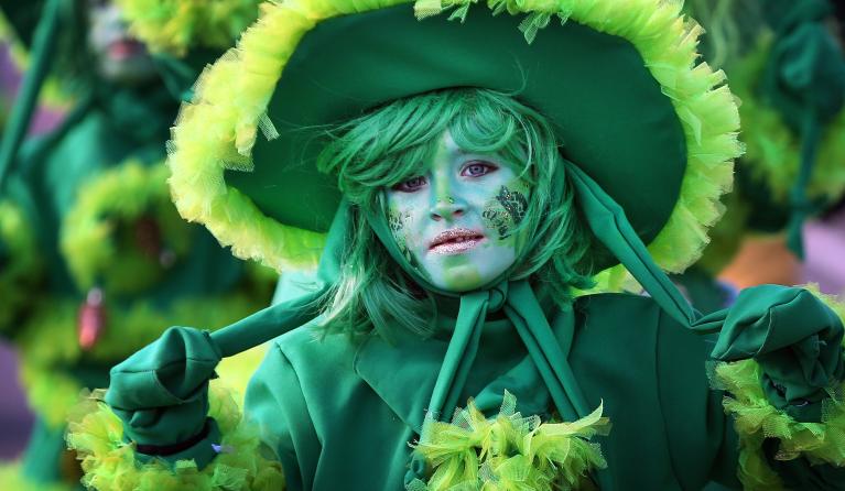carnaval foto met veel groen, foto van Ramon Mangold