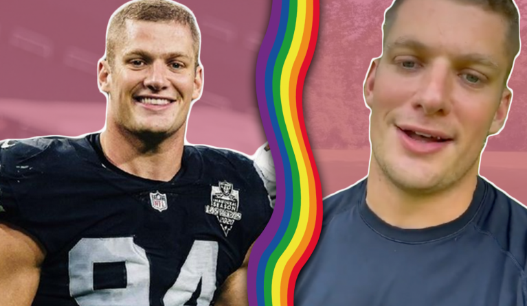 Carl Nassib (28): eerste actieve American-footballspeler die bekendmaakt dat hij homoseksueel is