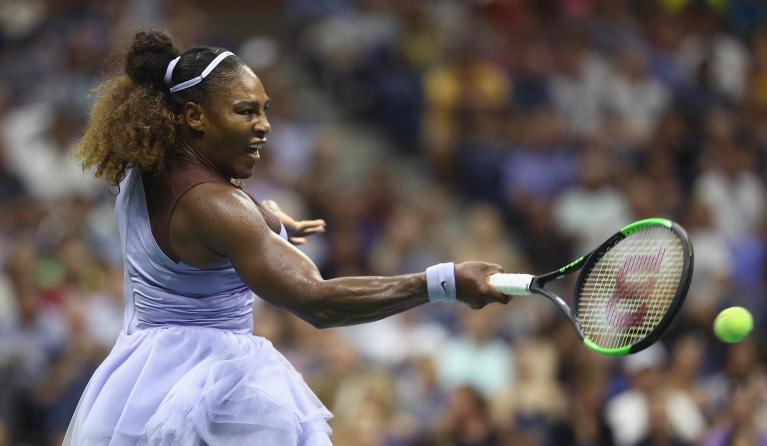 Serena Williams op de US Open