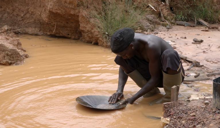 Goud winnen in Suriname