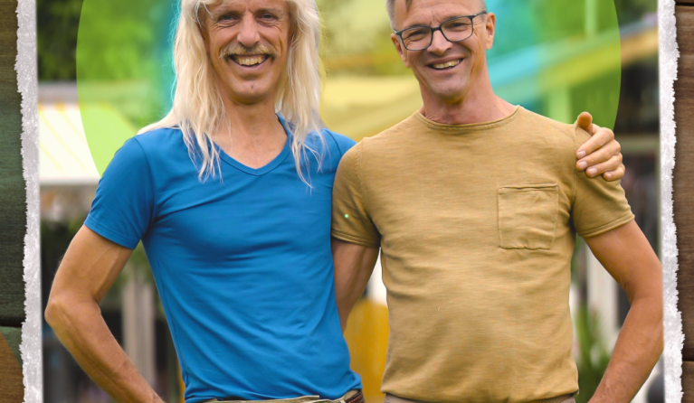 Groeten vanaf de camping Wim en Peter