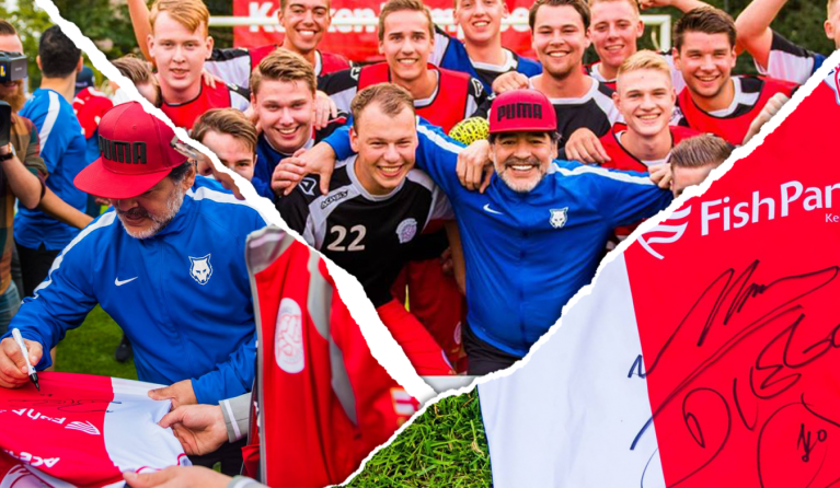 Diego Maradona & Ruben Bos