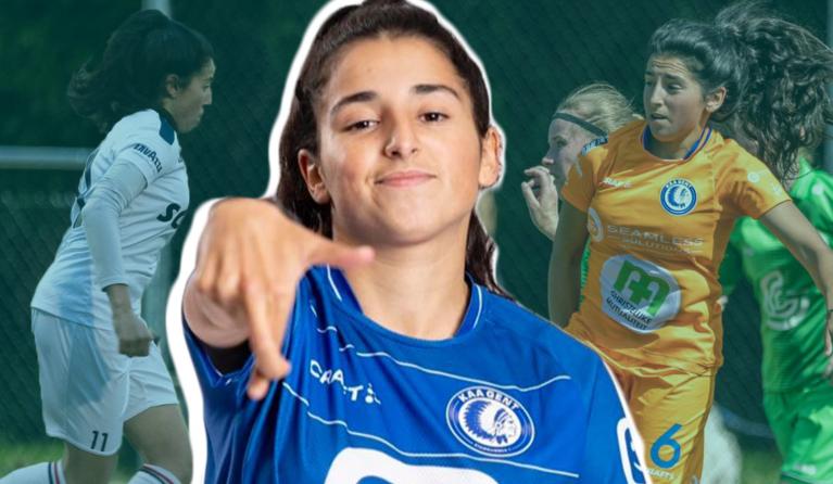 Voetbalbelofte Samya (21) gaat als een speer