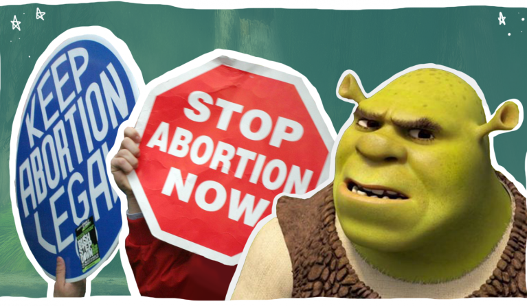 Hoe pro-abortus activisten Shrek inzetten om verklikkers te overschaduwen  