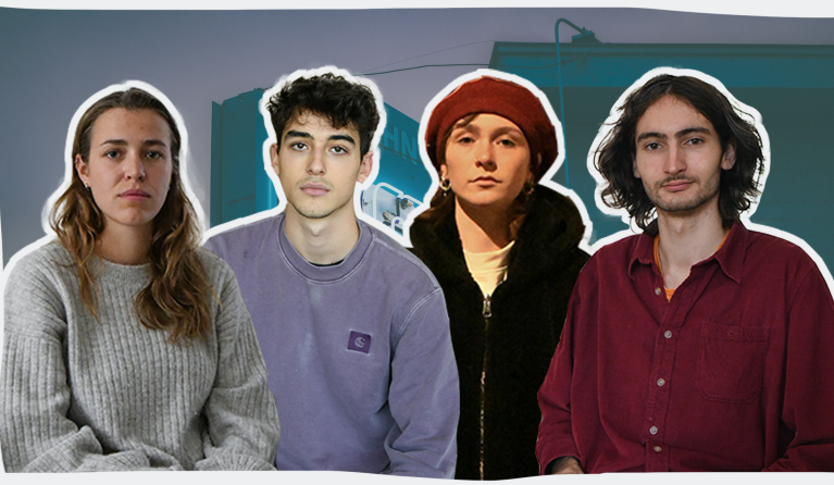 Kasia, Julien, Ava en Tyree v.l.n.r. © Simon Ruisch