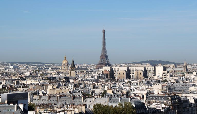 Uitzicht vanaf de torens van de Notre-Dame van Parijs op 19 september 2025; AFP