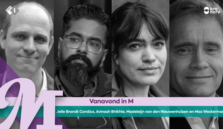 Avinash Bhikhie, Jelle Brandt Corstius, Madeleijn van den Nieuwenhuizen en Max Westerman